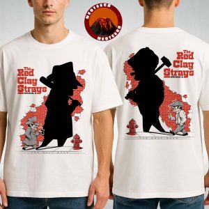 The Red Clay Strays Full Show Combined Concert Poster In Chicago Illinois At The Salt Shed On September 3th And 4th 2025 Two Sides Unisex T-Shirt
