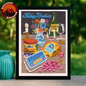 The Teskey Brothers Concert Poster At McMenamins Grand Lodge In Forest Grove Oregon On September 26 2025 Vintage Illustration Artwork Home Decor Poster Canvas
