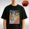 The Offspring Music Poster At West Valley City Utah First Credit Union Amphitheatre On September 6 2025 Psychedelic Fire Artwork Unisex T-Shirt