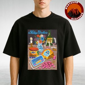The Teskey Brothers Concert Poster At McMenamins Grand Lodge In Forest Grove Oregon On September 26 2025 Vintage Illustration Artwork Unisex T-Shirt