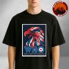 WWE Worlds Collide Wrestling Poster On September 12 2025 With AAA Lucha Libre Stars Unisex T-Shirt