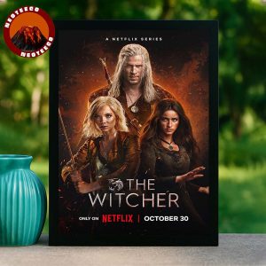 The Witcher Season 4 New Poster Revealed On Netflix Releasing October 30 2025 Fantasy Series Home Decor Poster Canvas