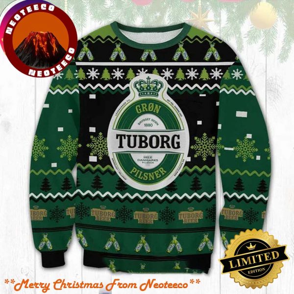 Tuborg Brewery 3D Christmas Ugly Sweater
