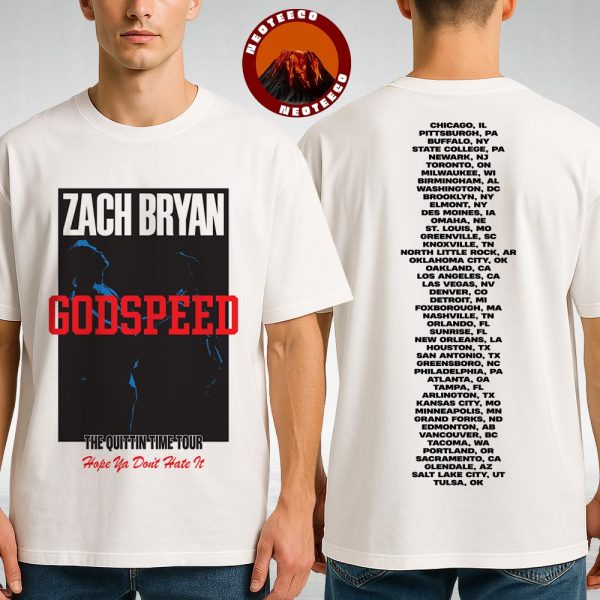 Zach Bryan Godspeed White Two Sides Unisex T-Shirt