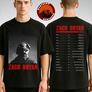 Zach Bryan Photo Dateback Two Sides Unisex T-Shirt